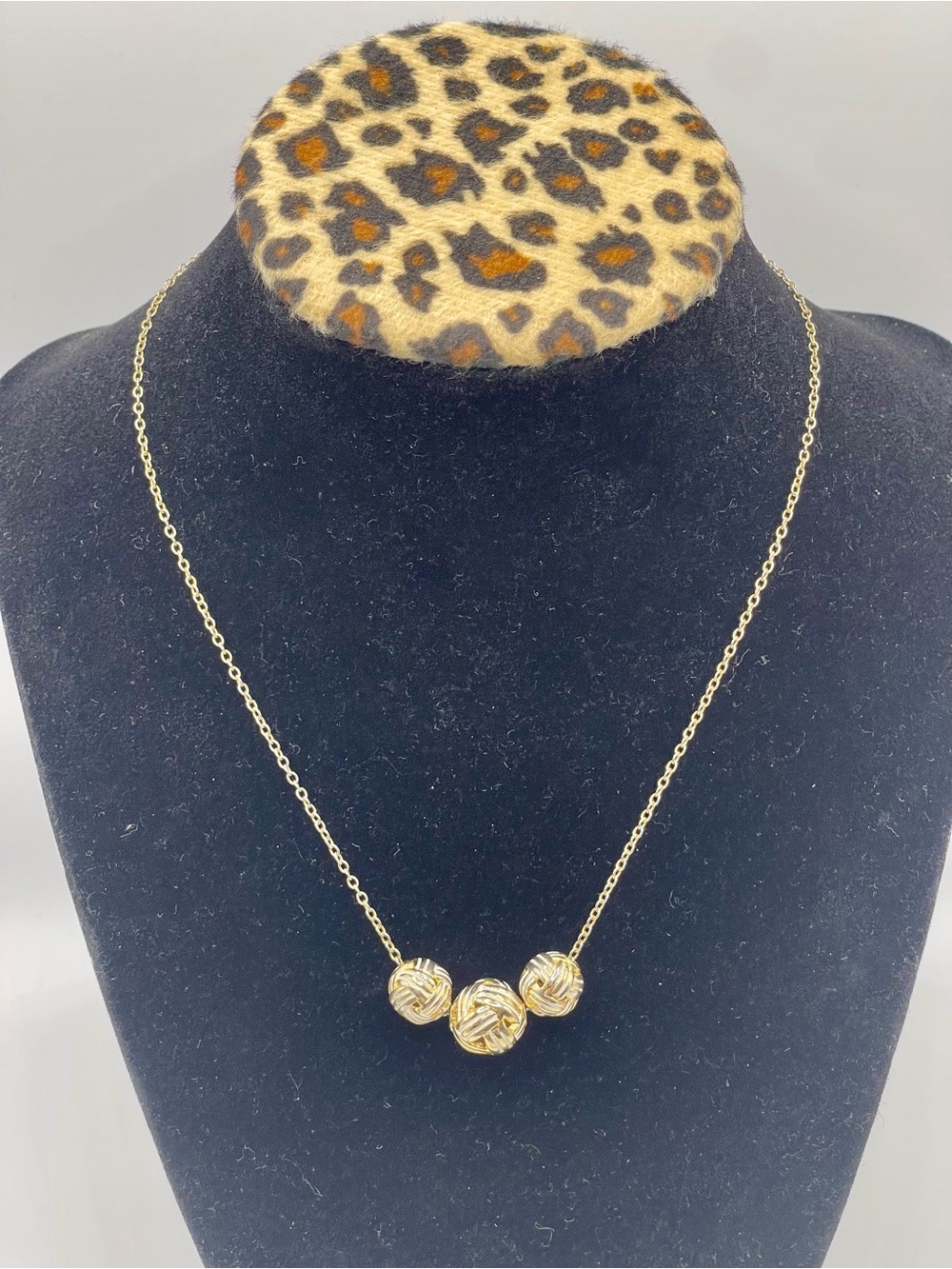 Brighton Forever Knots Necklace Gold Tone